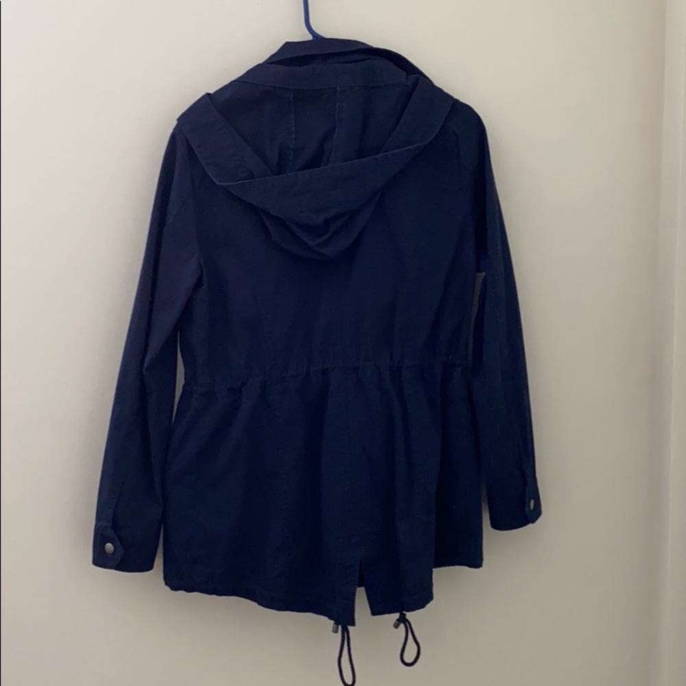 Style & Co Mid-Length Hooded Utility Jacket - Picture 2 of 4